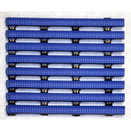 Durable Corp 2' X 33' Blue Runner Mat Runner Mat 716R24BL